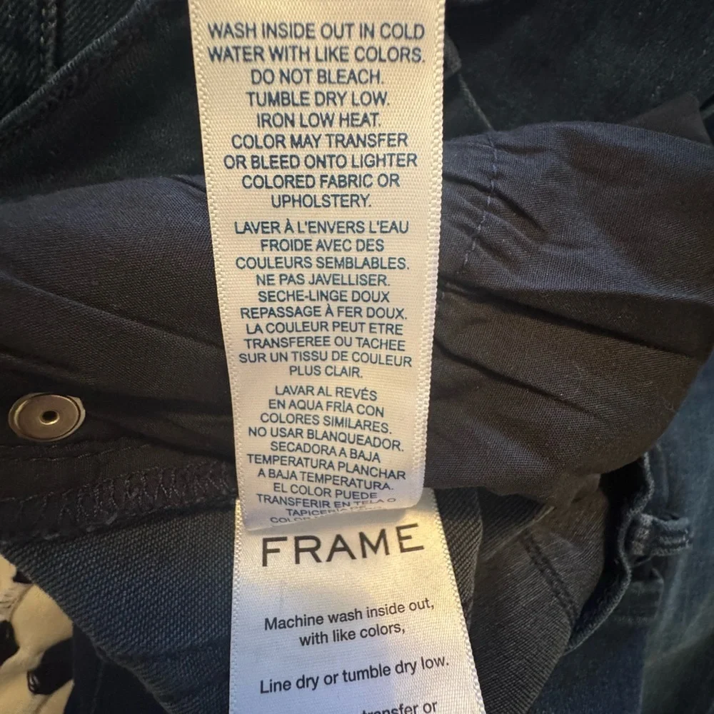 Frame Denim Midnight Le Skinny de Jeanne Skinny - Picture 11 of 15